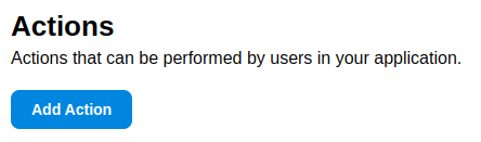 Add Action Button
