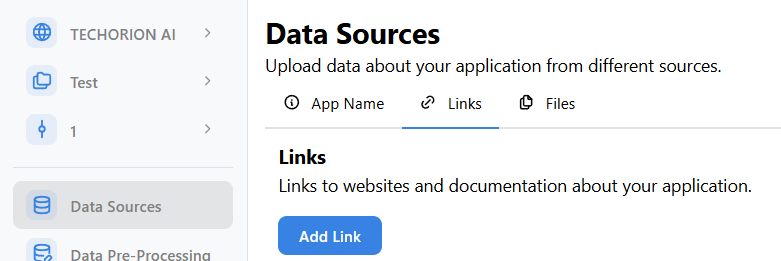 Links Tab