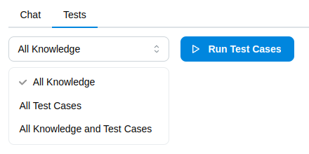 Test Set Options