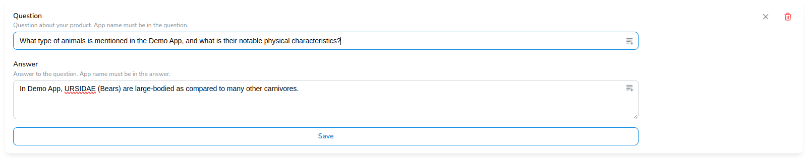 Edited Q&amp;A Pair
