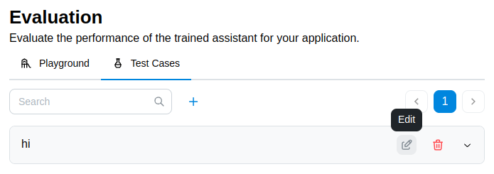 Edit Test Case Button