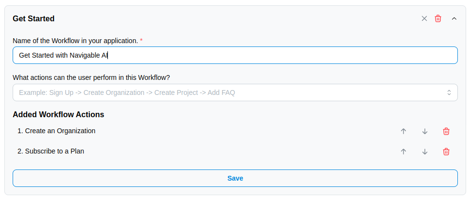 Edit Workflow